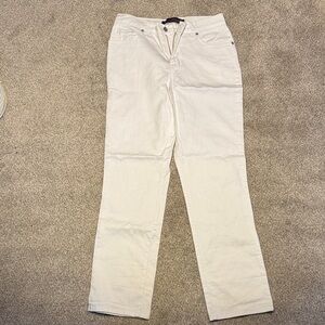 Gloria Vanderbilt Women's Straight Leg Cream Jeans